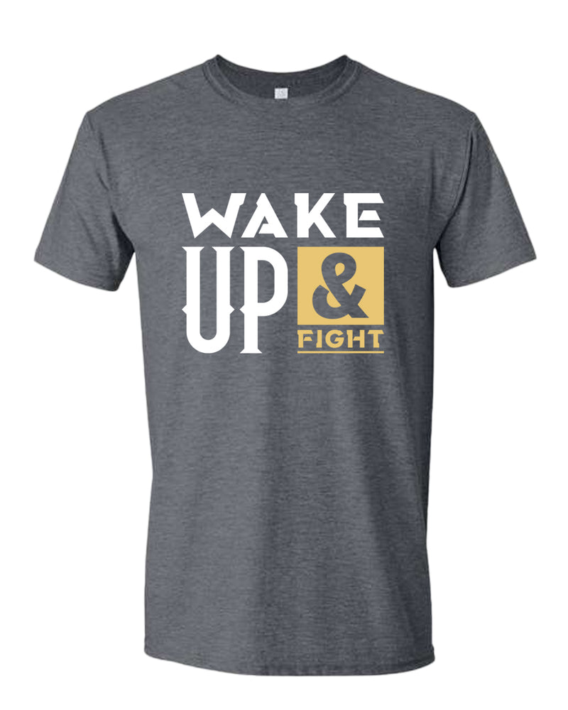 Wake up and fight t-shirt, motivational t-shirt, inspirational tees, casual tees - Fivestartees