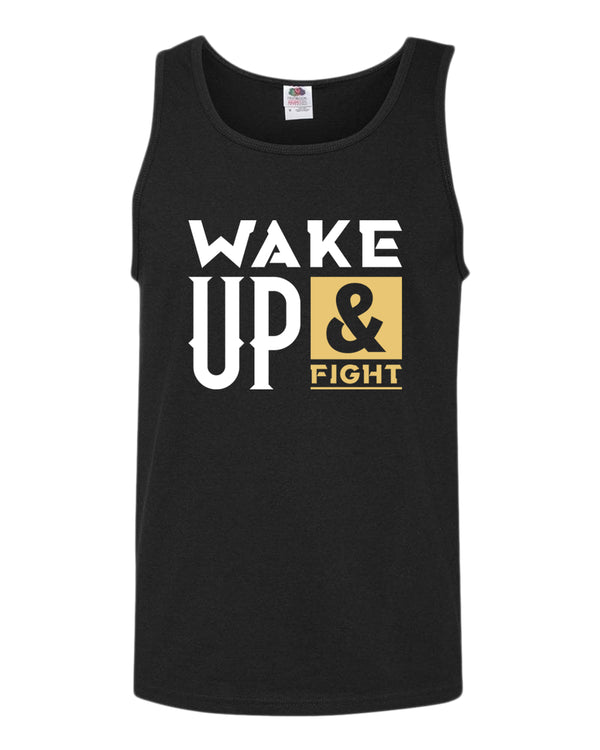 Wake up and fight tank top, motivational tank top, inspirational tank tops, casual tank tops - Fivestartees