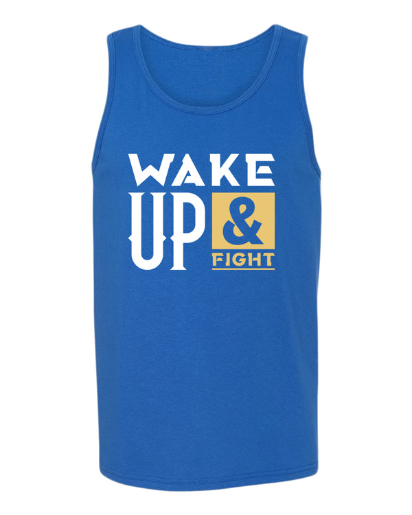 Wake up and fight tank top, motivational tank top, inspirational tank tops, casual tank tops - Fivestartees