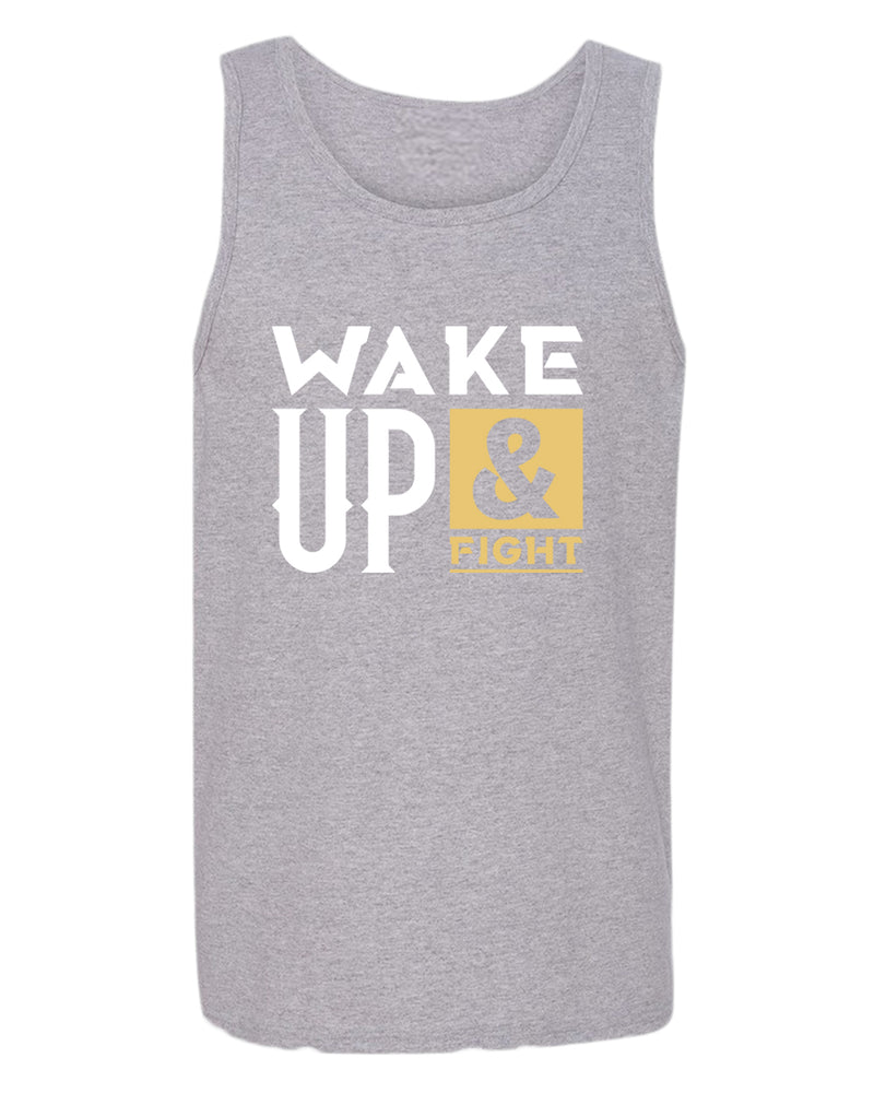 Wake up and fight tank top, motivational tank top, inspirational tank tops, casual tank tops - Fivestartees