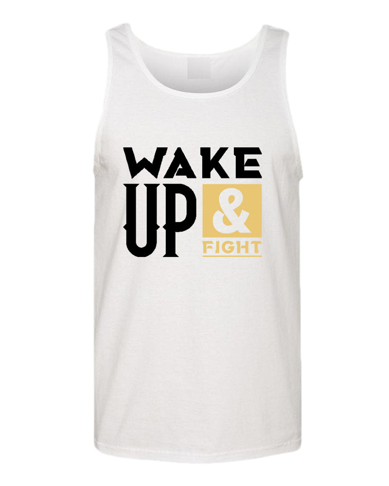 Wake up and fight tank top, motivational tank top, inspirational tank tops, casual tank tops - Fivestartees