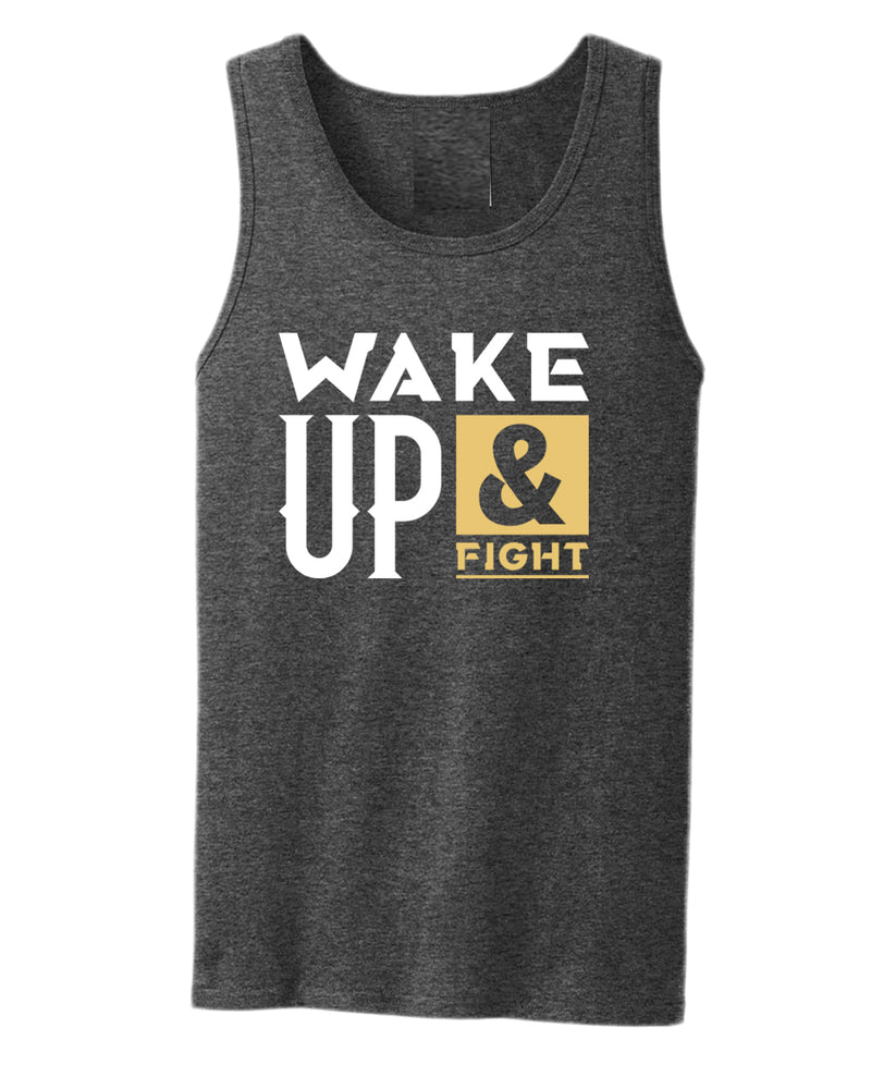 Wake up and fight tank top, motivational tank top, inspirational tank tops, casual tank tops - Fivestartees