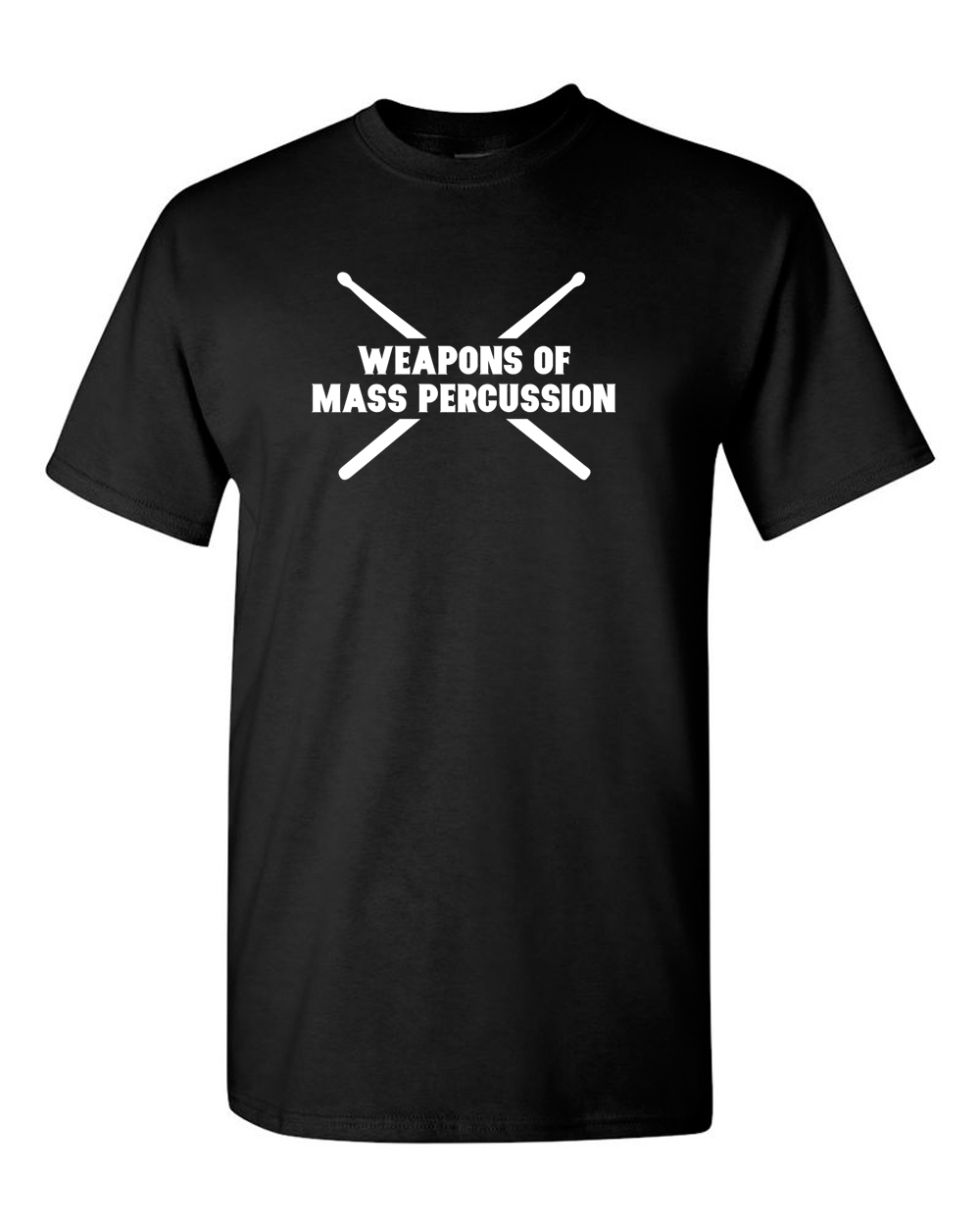 Weapons of Mass Percussion T-shirt Drummer tees funny tees music tees - Fivestartees