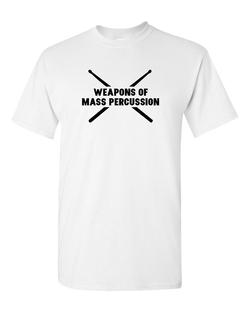Weapons of Mass Percussion T-shirt Drummer tees funny tees music tees - Fivestartees