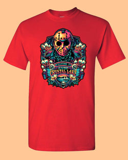 Crystal Lake Horror Movie T-shirt, Halloween Scary Movie Tee - Fivestartees