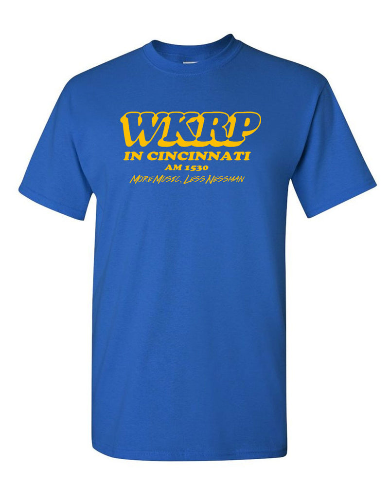 WKRP in Cincinnati More Music Less Nessman Classic TV Show T-shirt - Fivestartees