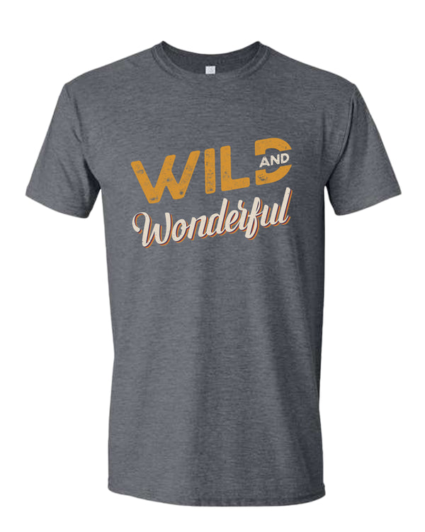 Wild and wonderful t-shirt, motivational t-shirt, inspirational tees, casual tees - Fivestartees